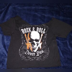 Rock & Roll Kids Black Graphic Tee